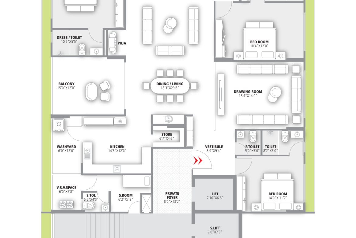 Madhav Oeuvre 5 BHK
